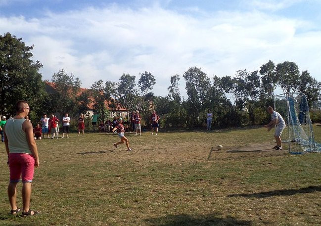 Mecz rowerzystów (zdjęcia)