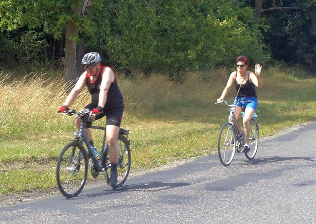 Mecz rowerzystów (zdjęcia)