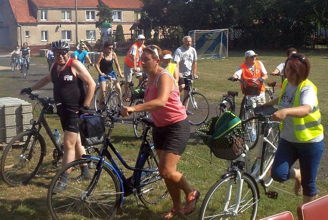 Mecz rowerzystów (zdjęcia)