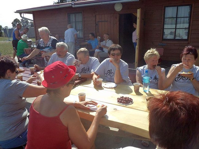 Mecz rowerzystów (zdjęcia)