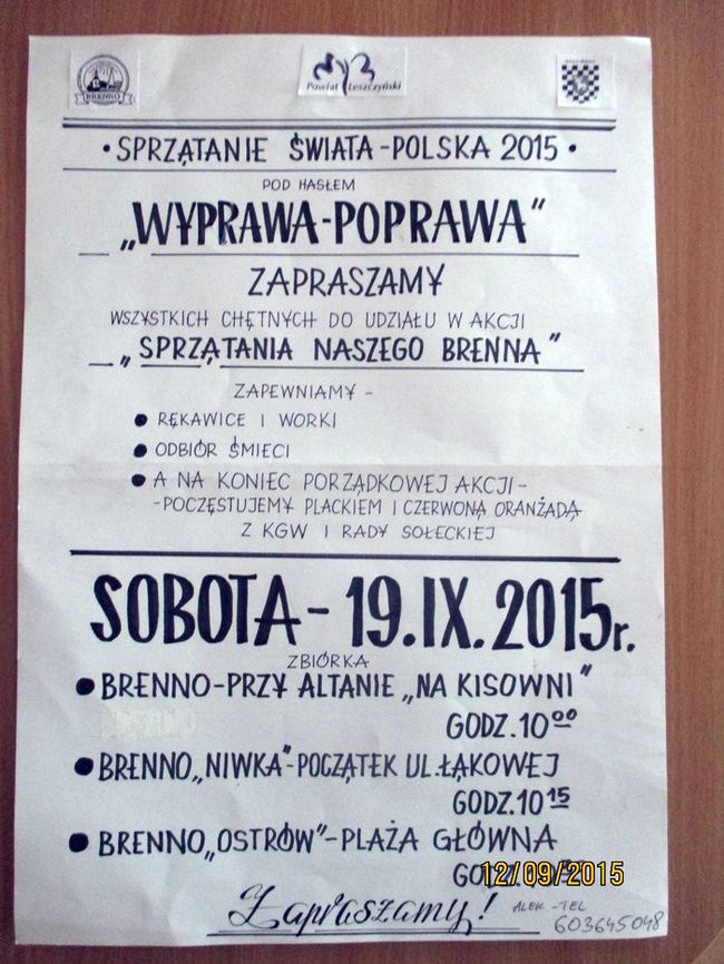 Brenno posprzątało swój świat