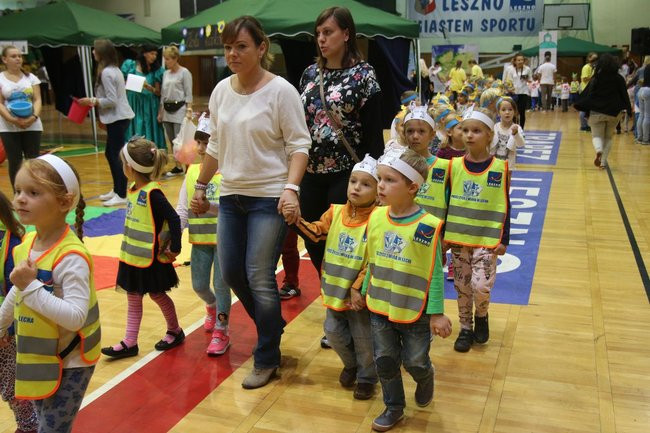 Przedszkolaki opanowały halę Trapez (zdjęcia)