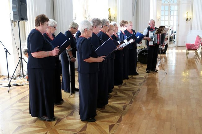 Śpiewanie w rydzyńskim zamku (zdjęcia)