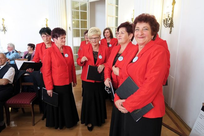 Śpiewanie w rydzyńskim zamku (zdjęcia)
