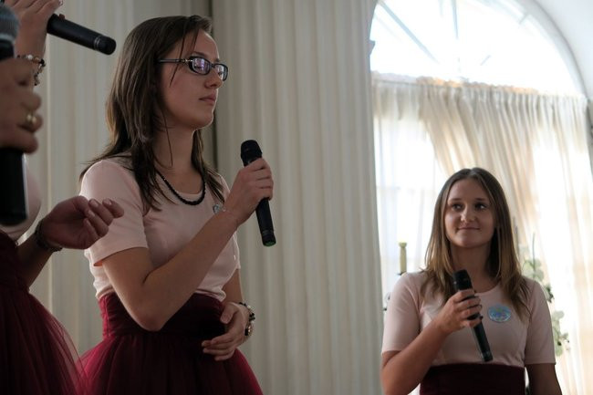 Śpiewanie w rydzyńskim zamku (zdjęcia)