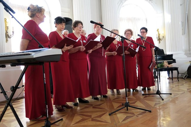 Śpiewanie w rydzyńskim zamku (zdjęcia)