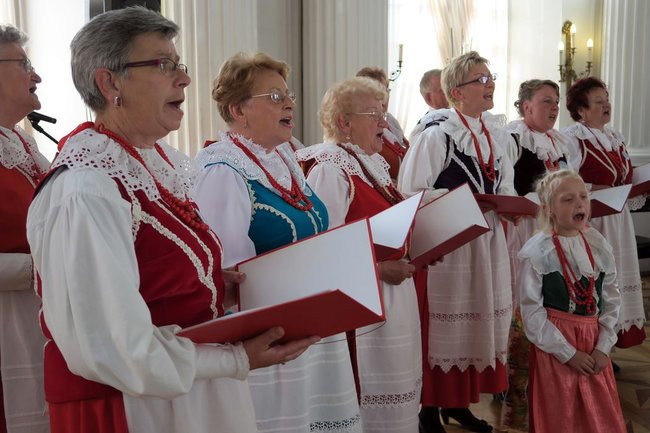 Śpiewanie w rydzyńskim zamku (zdjęcia)