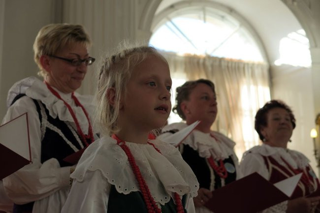 Śpiewanie w rydzyńskim zamku (zdjęcia)