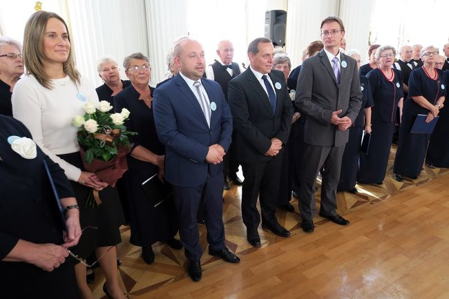 Śpiewanie w rydzyńskim zamku (zdjęcia)