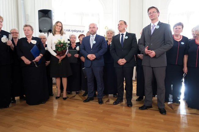 Śpiewanie w rydzyńskim zamku (zdjęcia)