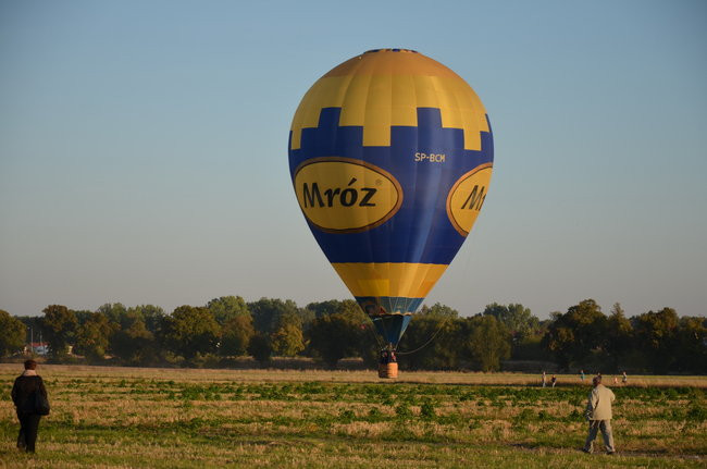Listonosz w balonie (zdjęcia)