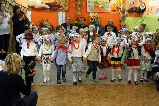 Miejskie dożynki w przedszkolu