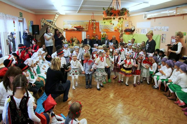 Miejskie dożynki w przedszkolu