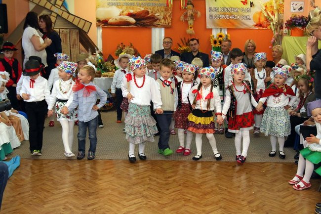 Miejskie dożynki w przedszkolu