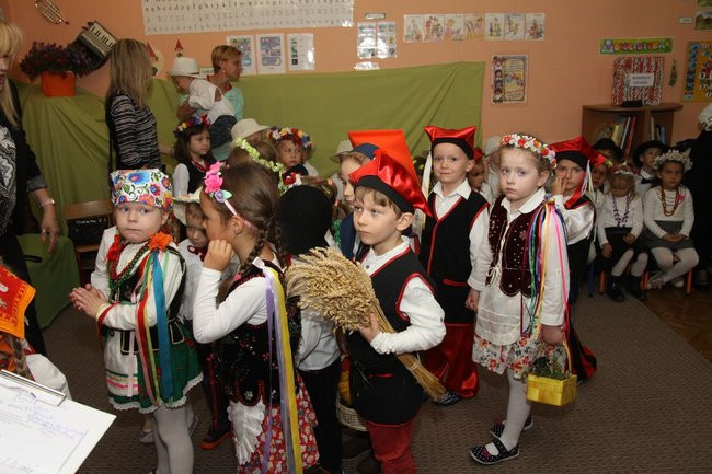 Miejskie dożynki w przedszkolu