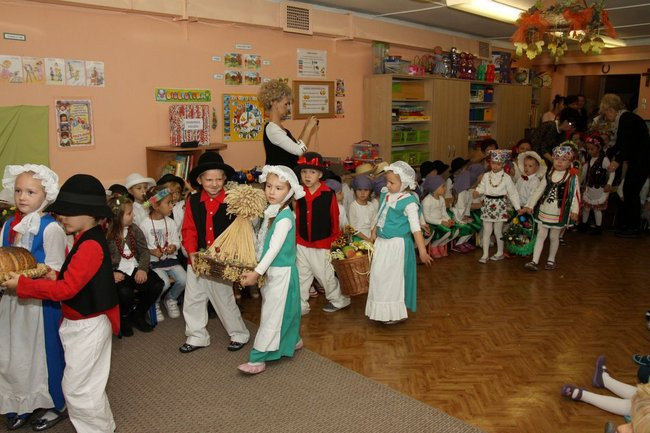 Miejskie dożynki w przedszkolu