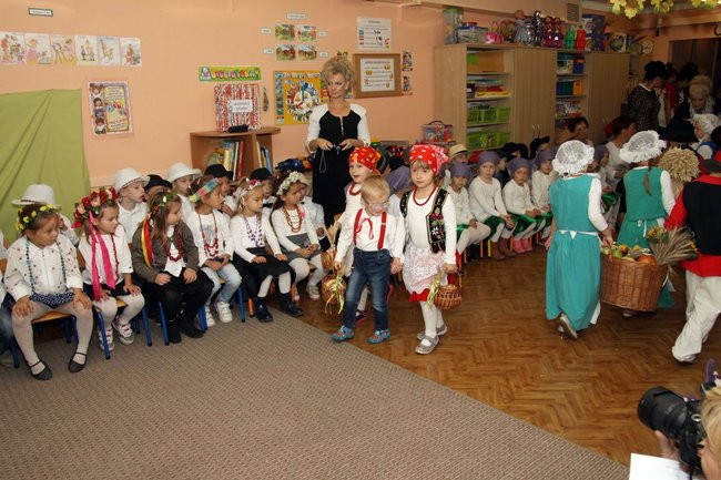 Miejskie dożynki w przedszkolu