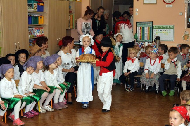 Miejskie dożynki w przedszkolu