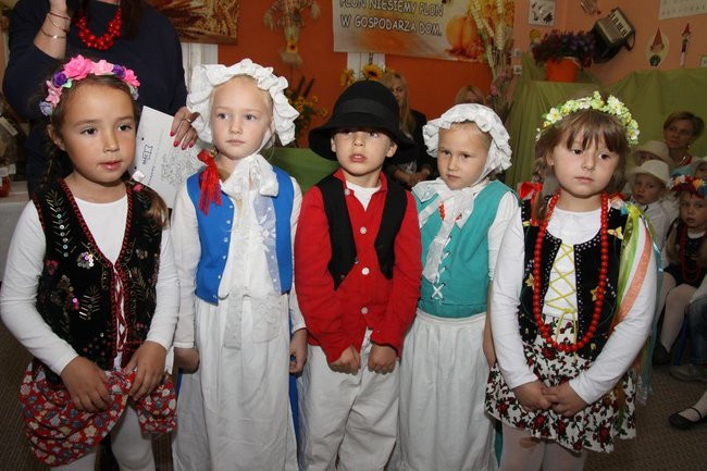 Miejskie dożynki w przedszkolu