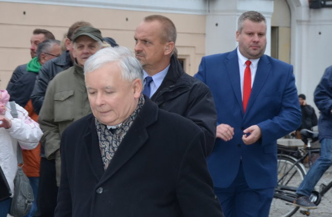Kaczyński ciepło przyjęty przez leszczynian (zdjęcia)