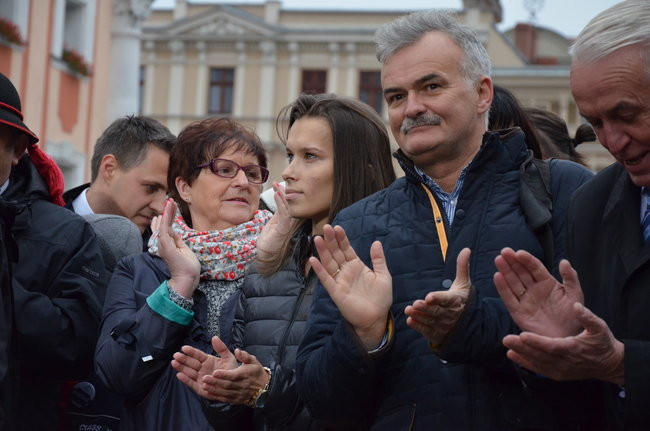 Kaczyński ciepło przyjęty przez leszczynian (zdjęcia)
