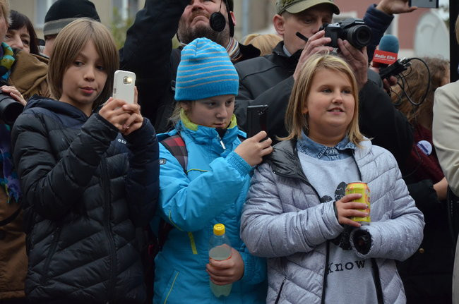 Kaczyński ciepło przyjęty przez leszczynian (zdjęcia)