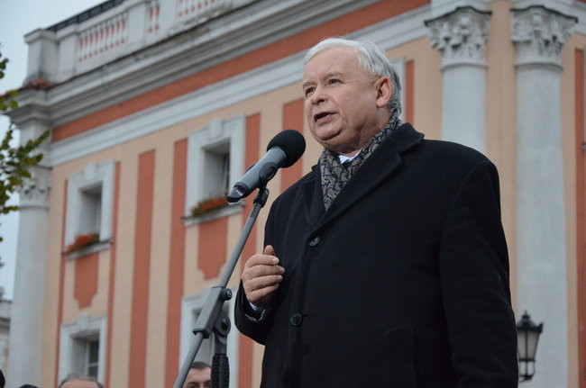 Kaczyński ciepło przyjęty przez leszczynian (zdjęcia)