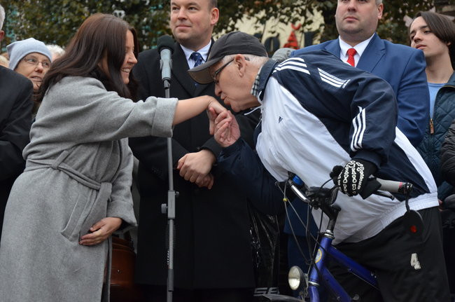 Kaczyński ciepło przyjęty przez leszczynian (zdjęcia)
