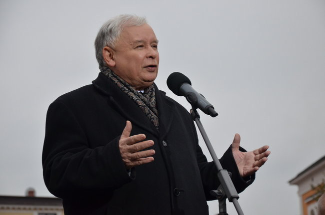 Kaczyński ciepło przyjęty przez leszczynian (zdjęcia)
