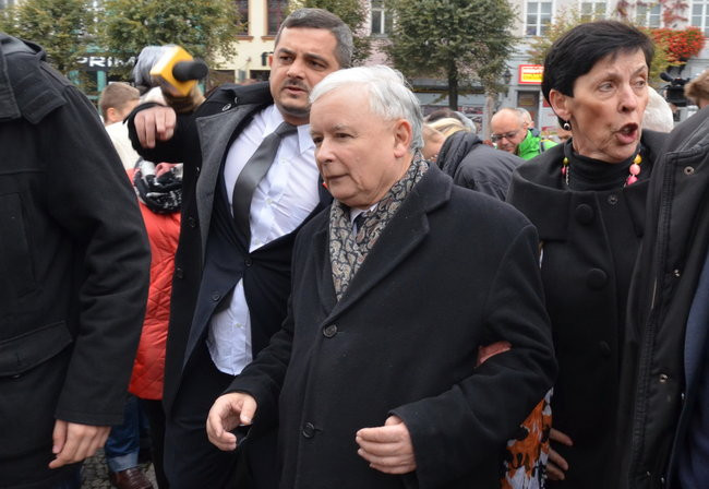 Kaczyński ciepło przyjęty przez leszczynian (zdjęcia)
