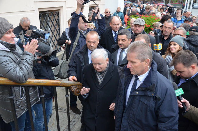 Kaczyński ciepło przyjęty przez leszczynian (zdjęcia)