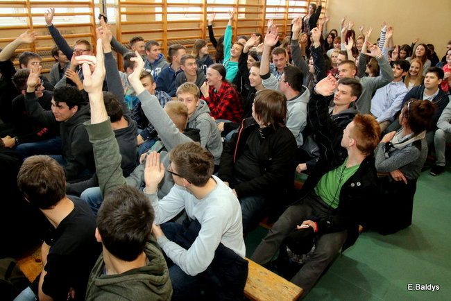 W Kolejówce przepytali prezydenta (zdjęcia)