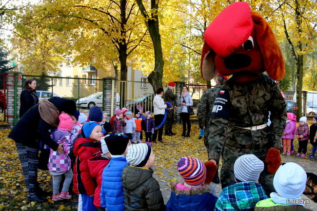 Żandarmi w Przedszkolu Miejskim nr 11 (zdjęcia)