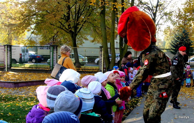 Żandarmi w Przedszkolu Miejskim nr 11 (zdjęcia)