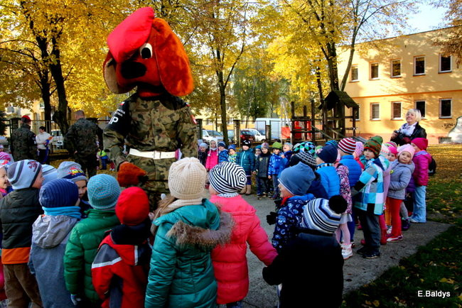 Żandarmi w Przedszkolu Miejskim nr 11 (zdjęcia)