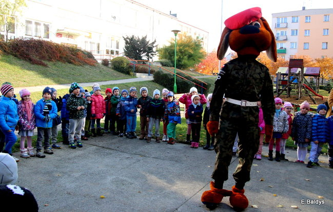 Żandarmi w Przedszkolu Miejskim nr 11 (zdjęcia)