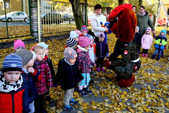 Żandarmi w Przedszkolu Miejskim nr 11 (zdjęcia)