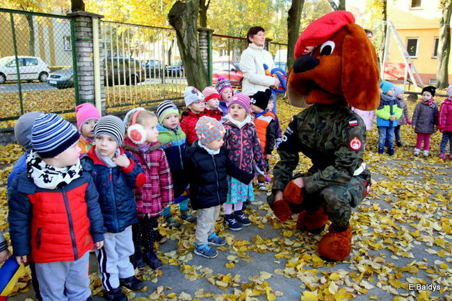 Żandarmi w Przedszkolu Miejskim nr 11 (zdjęcia)
