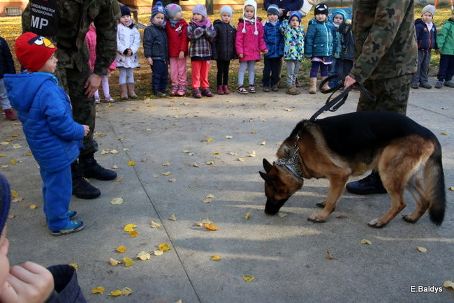 Żandarmi w Przedszkolu Miejskim nr 11 (zdjęcia)