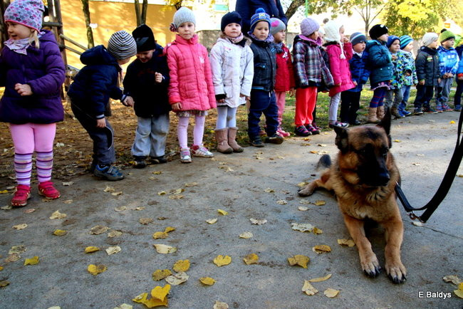 Żandarmi w Przedszkolu Miejskim nr 11 (zdjęcia)
