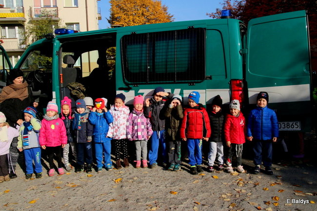 Żandarmi w Przedszkolu Miejskim nr 11 (zdjęcia)