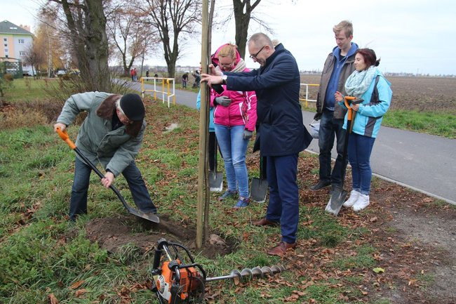 Prezydent posadził swoje pierwsze drzewo (zdjęcia)