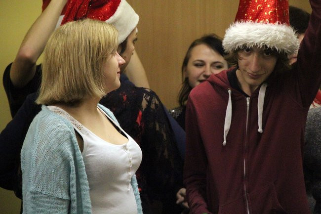 Magia świąt wypełniła DPS i noclegownię (zdjęcia i film)