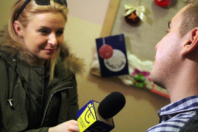 Magia świąt wypełniła DPS i noclegownię (zdjęcia i film)