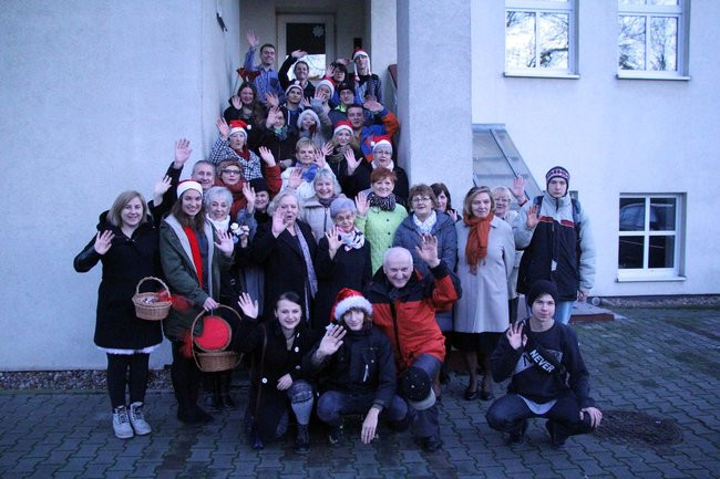 Magia świąt wypełniła DPS i noclegownię (zdjęcia i film)