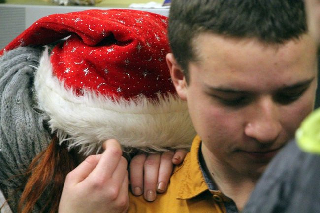 Magia świąt wypełniła DPS i noclegownię (zdjęcia i film)