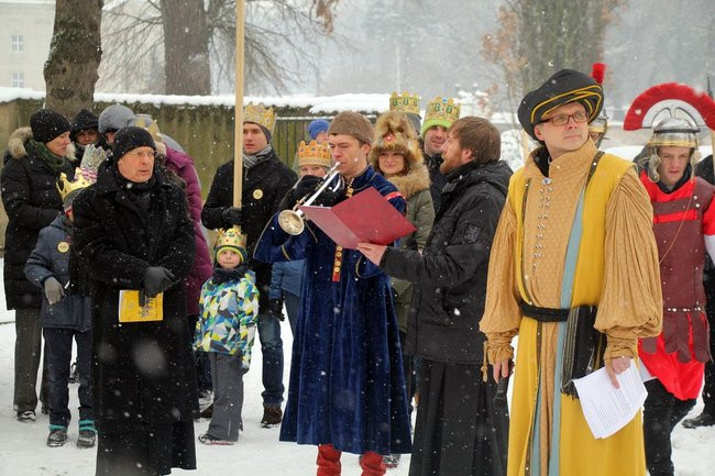 Trzej Królowie dotarli do Rydzyny (zdjęcia)