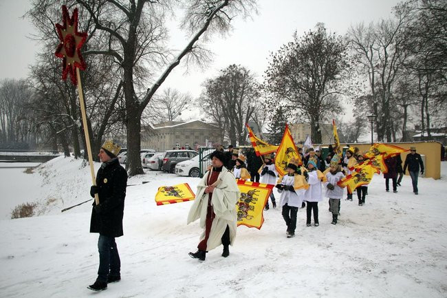 Trzej Królowie dotarli do Rydzyny (zdjęcia)