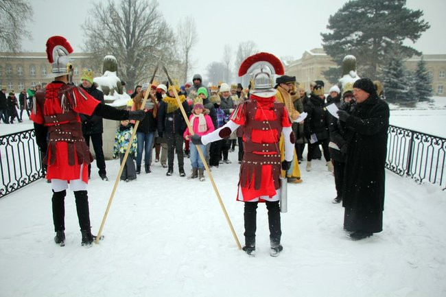Trzej Królowie dotarli do Rydzyny (zdjęcia)