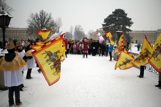 Trzej Królowie dotarli do Rydzyny (zdjęcia)
